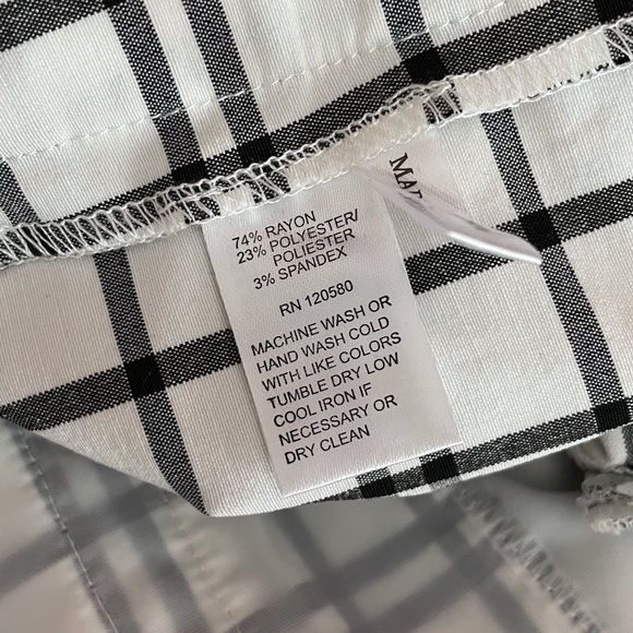 🔥HP🔥💥NWT💥 Amanda & Chelsea Plaid Ankle Pants - Picture 8 of 8